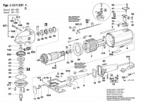 Bosch 0 601 331 462 Angle Grinder 110 V / GB Spare Parts